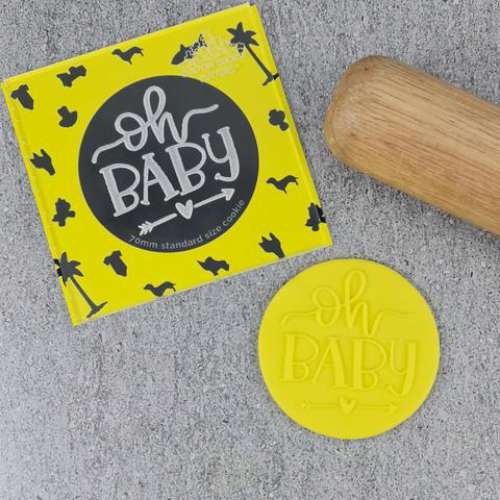 Cookie Stamp Debosser - Oh Baby - Click Image to Close